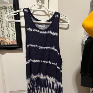 Purple and white tank